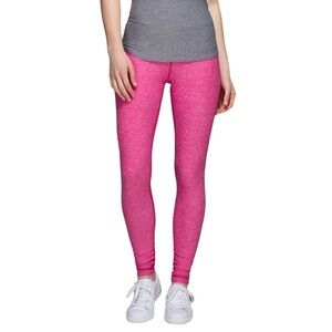 LULULEMON Wunder Under Pant 31” in Heathered Jewelled Magenta